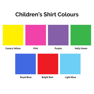 Children's Ridding Camp Tshirt colours 